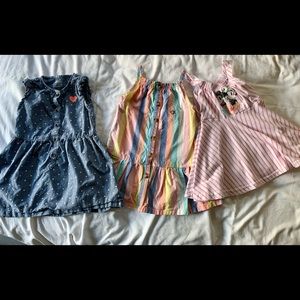 Lot girls dresses size 2t.